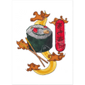 Sushi Roll Art Print