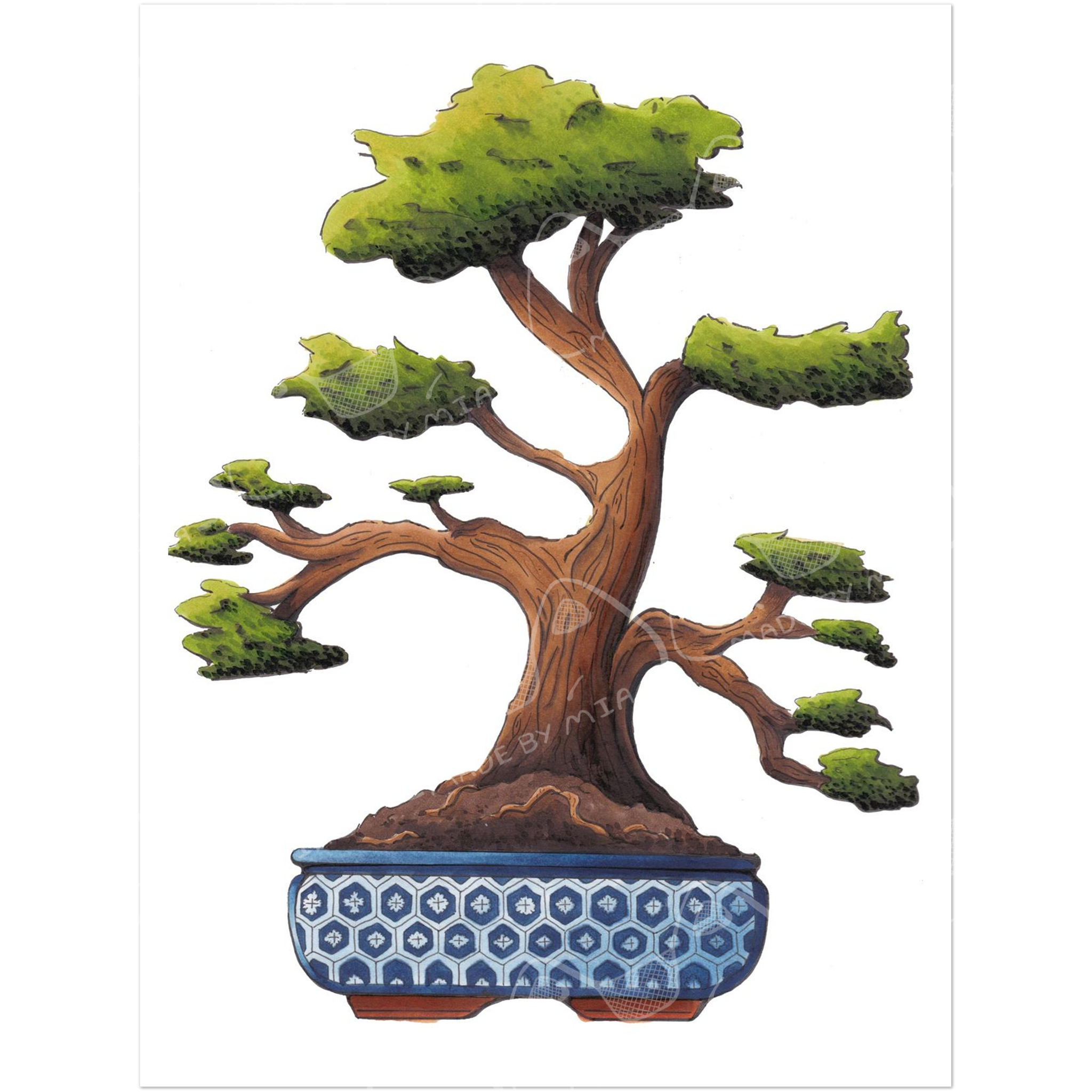 Bonsai Tree Art Print