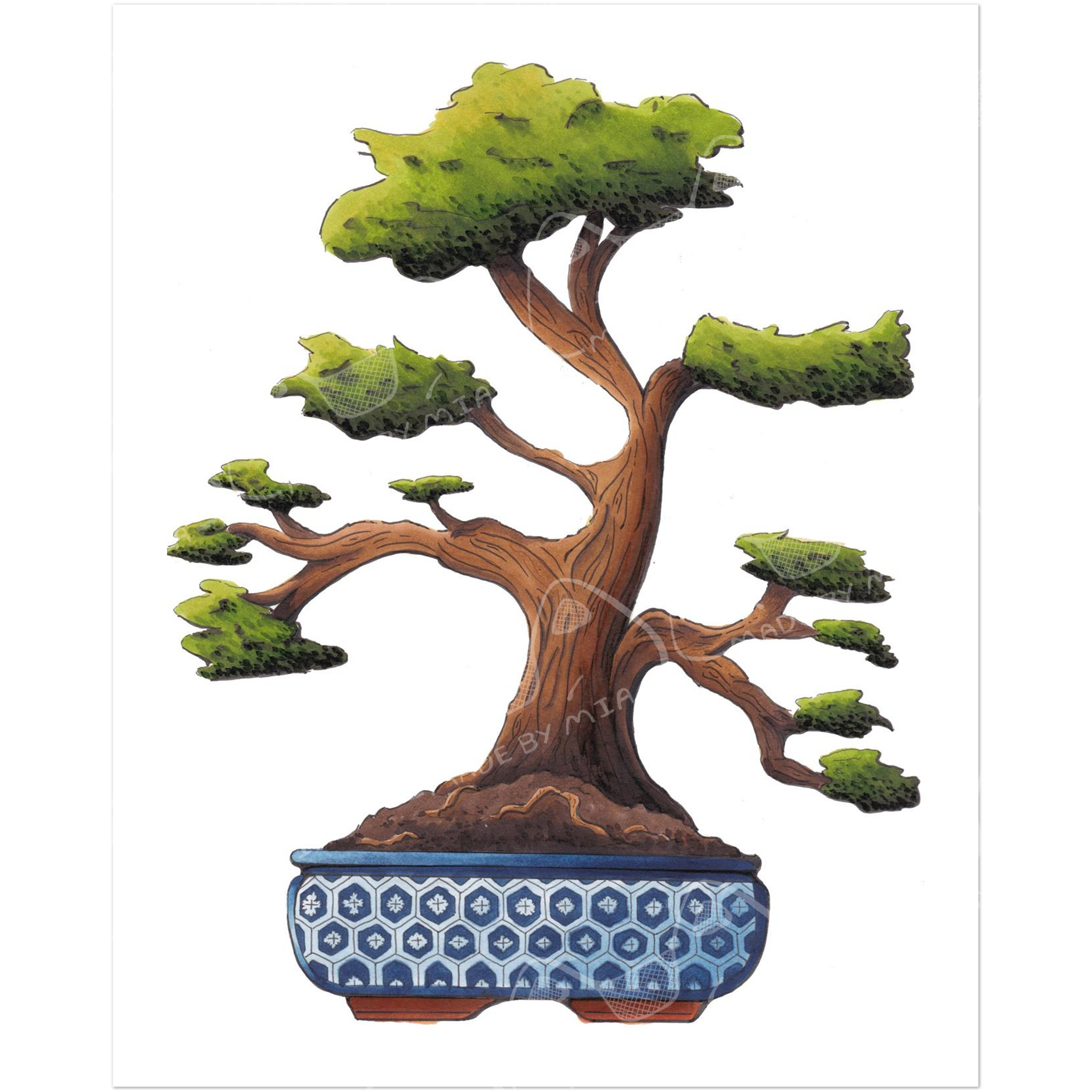 Bonsai Tree Art Print