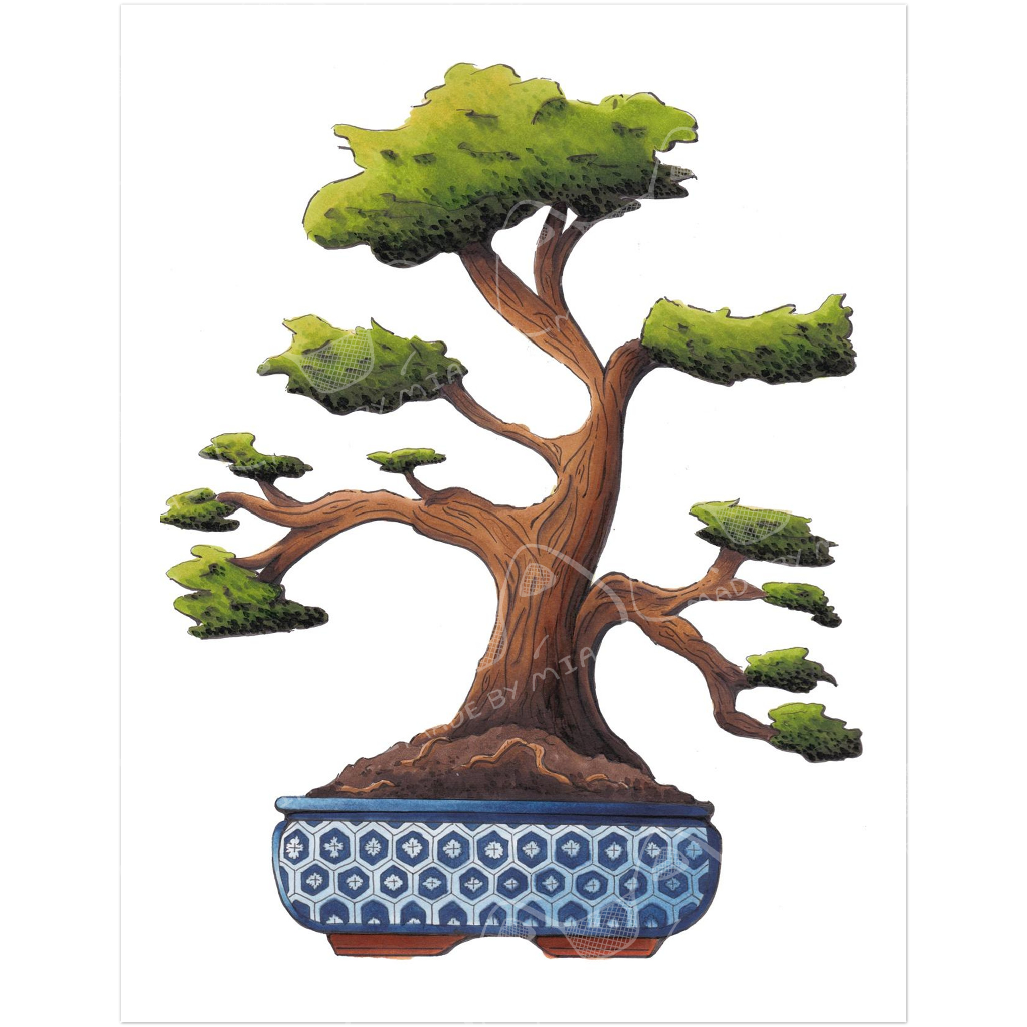 Bonsai Tree Art Print