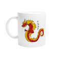 Japanese Dragon ドラゴン White 11oz Ceramic Mug