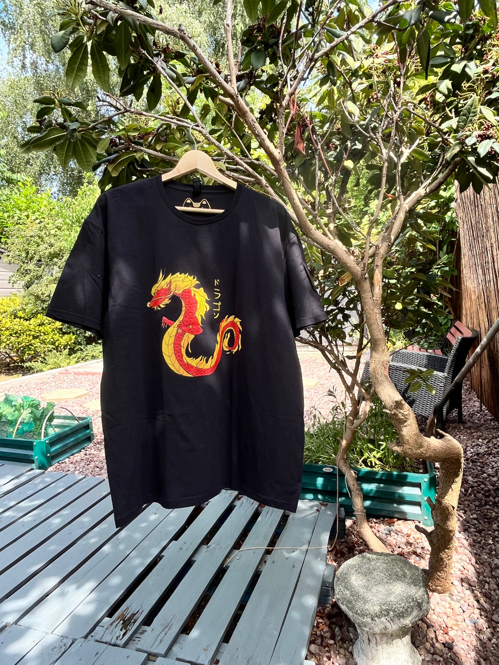 Japanese Dragon ドラゴン - Classic Unisex Crewneck T-shirt | Gildan® 64000