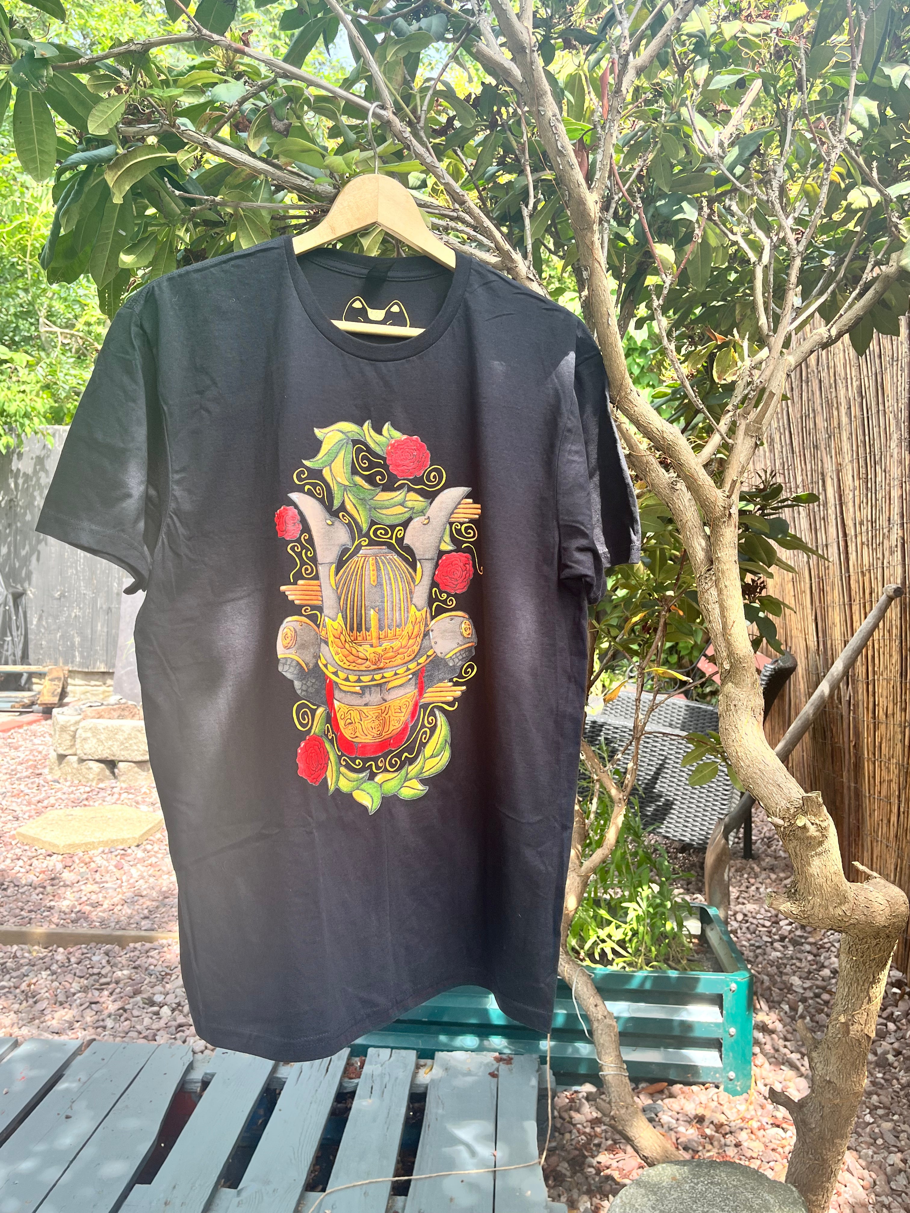 Samurai Rose - Classic Unisex Crewneck T-shirt | Gildan® 64000