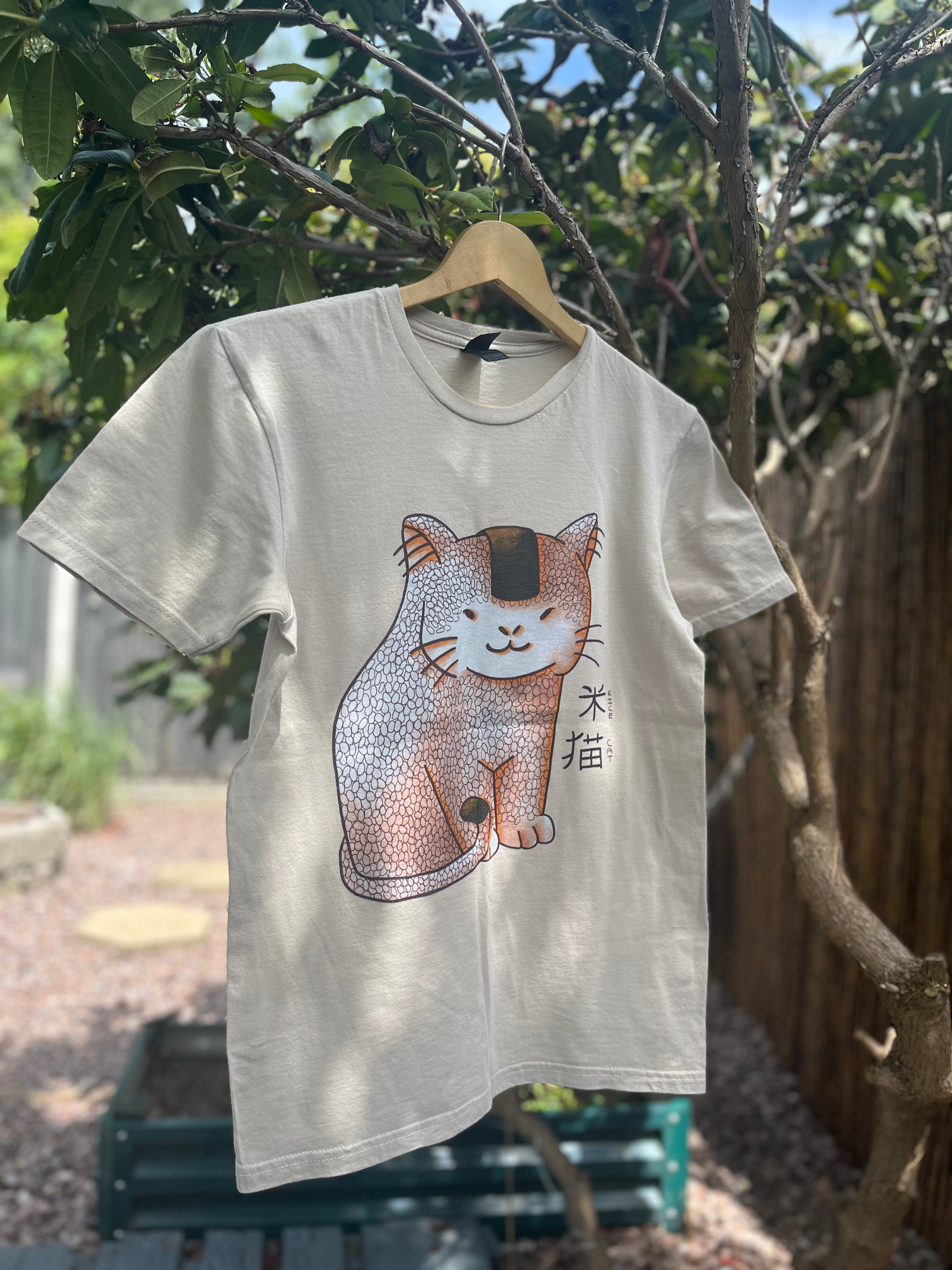 Rice Cat - Sand Classic Unisex Crewneck T-shirt | Gildan® 64000