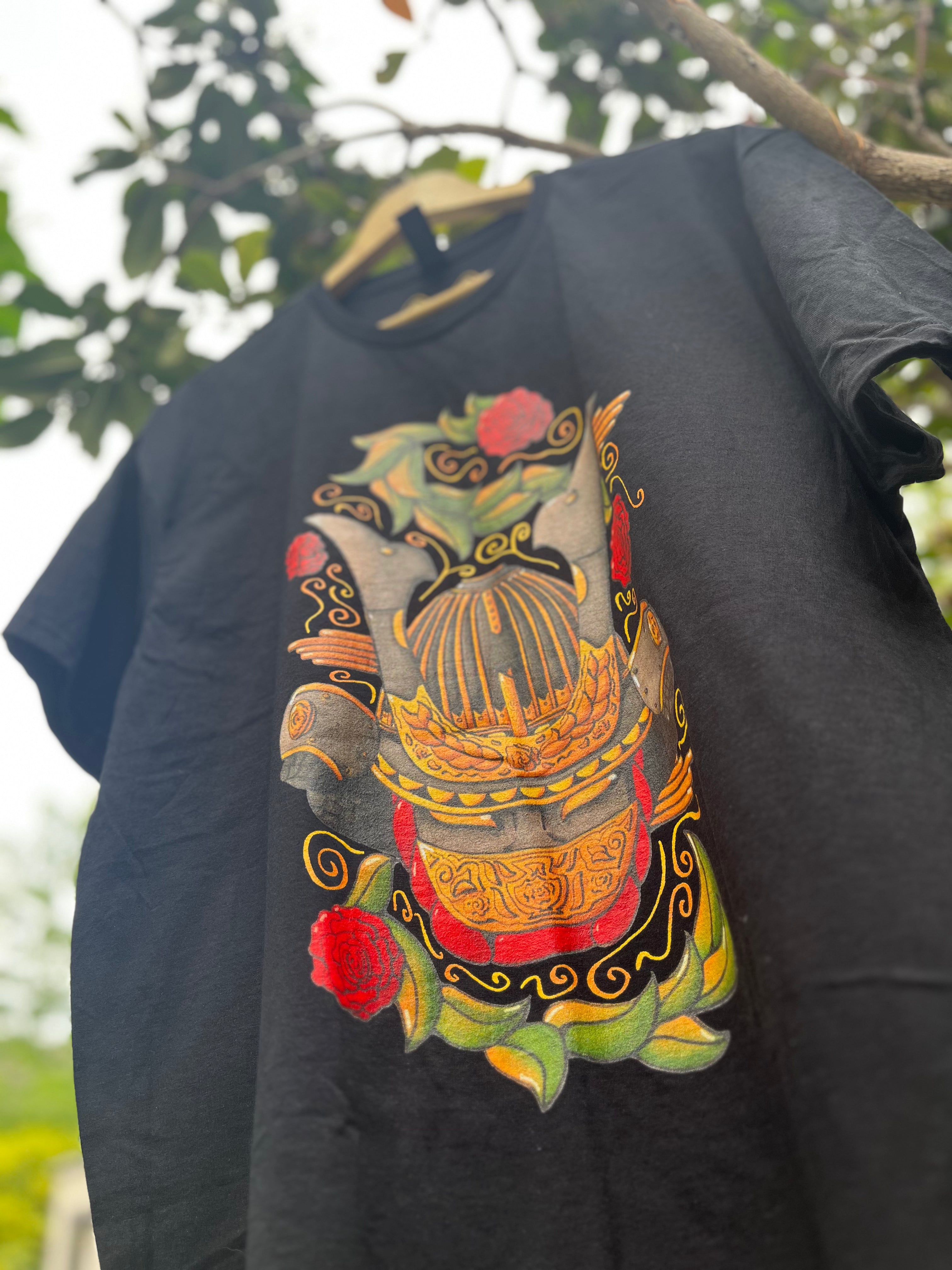 Samurai Rose - Classic Unisex Crewneck T-shirt | Gildan® 64000