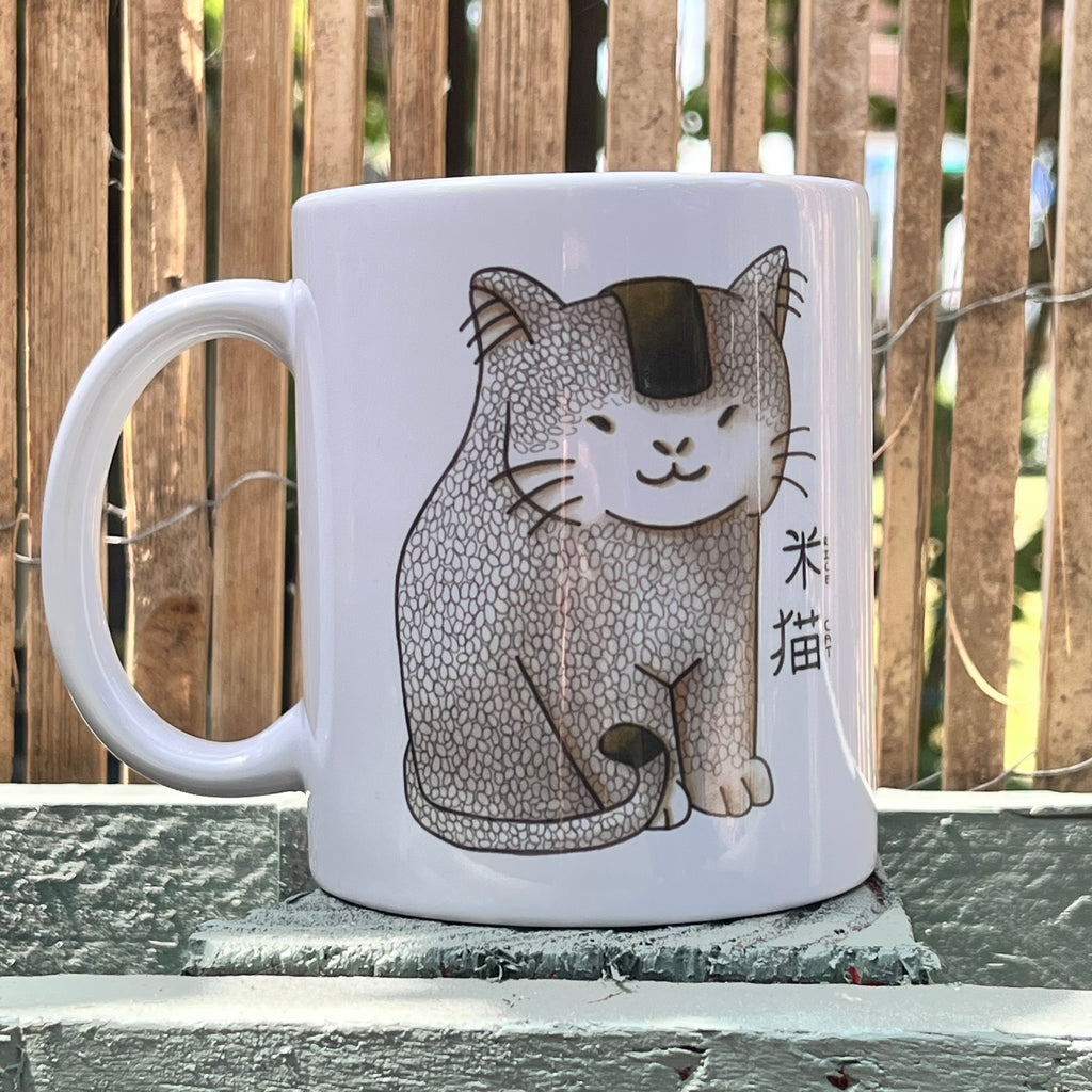 Rice Cat 11oz Ceramic Mug