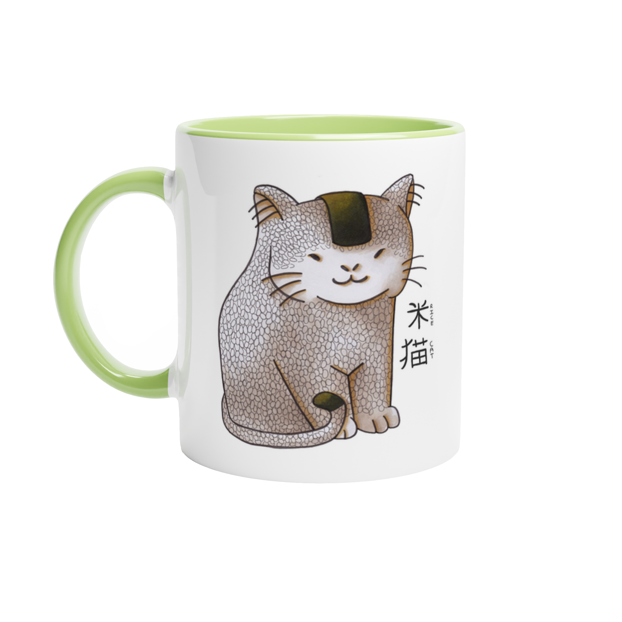 Rice Cat 11oz Ceramic Mug