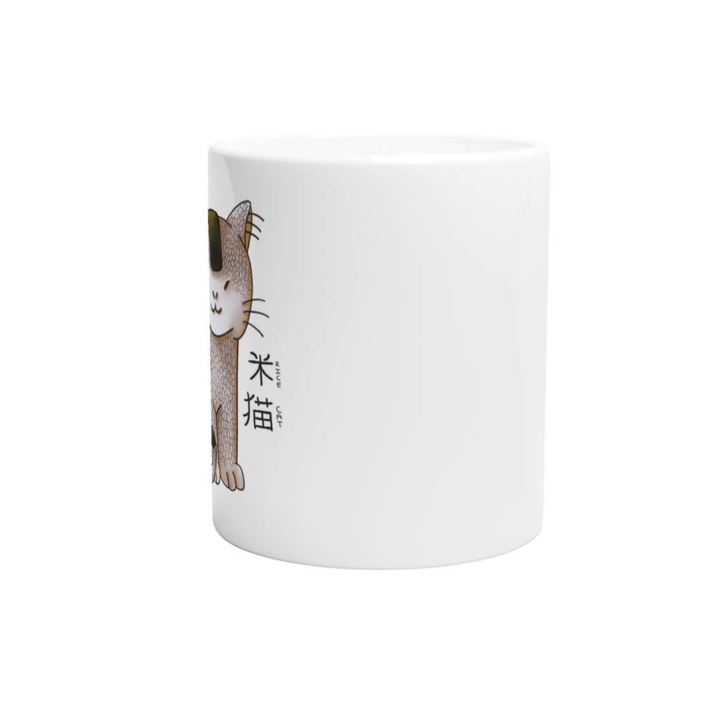 Rice Cat 11oz Ceramic Mug