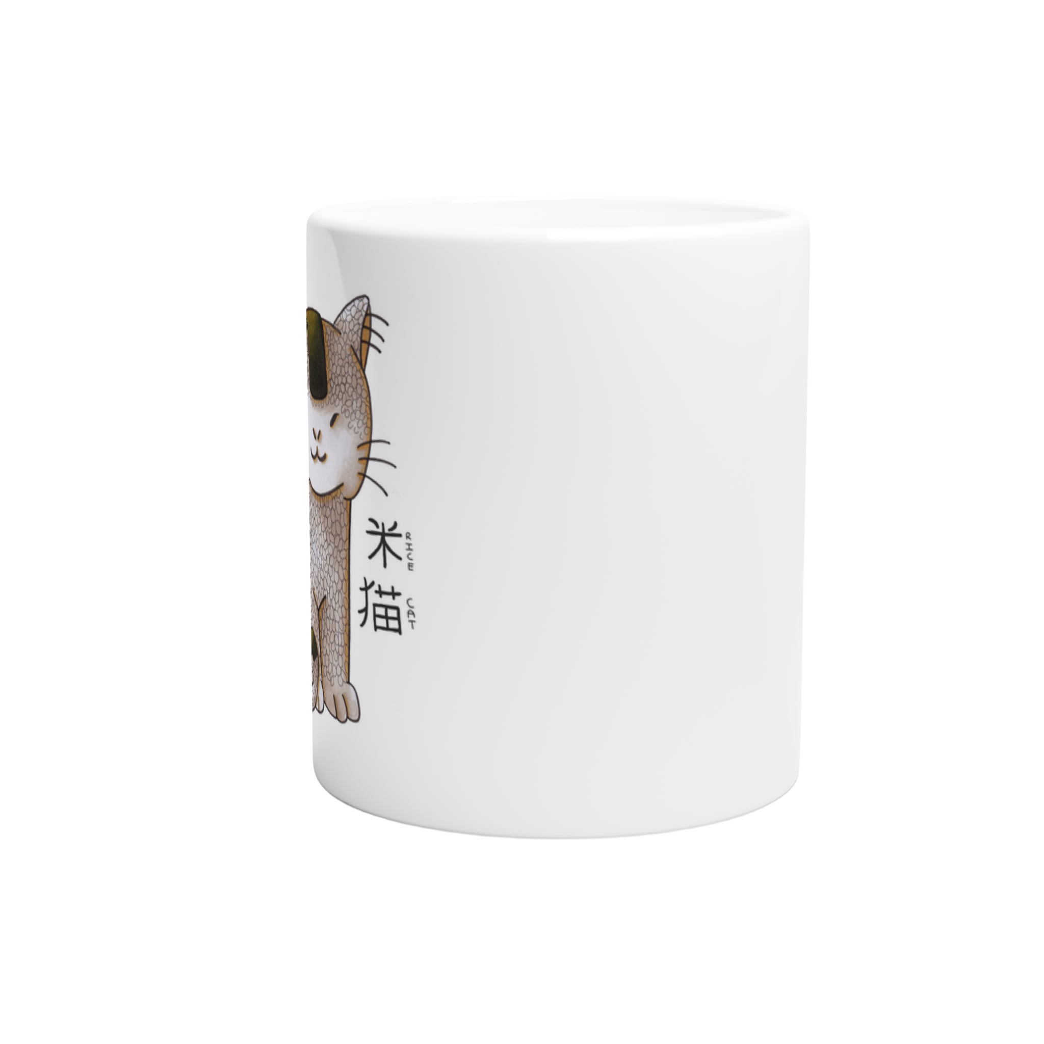 Rice Cat 11oz Ceramic Mug