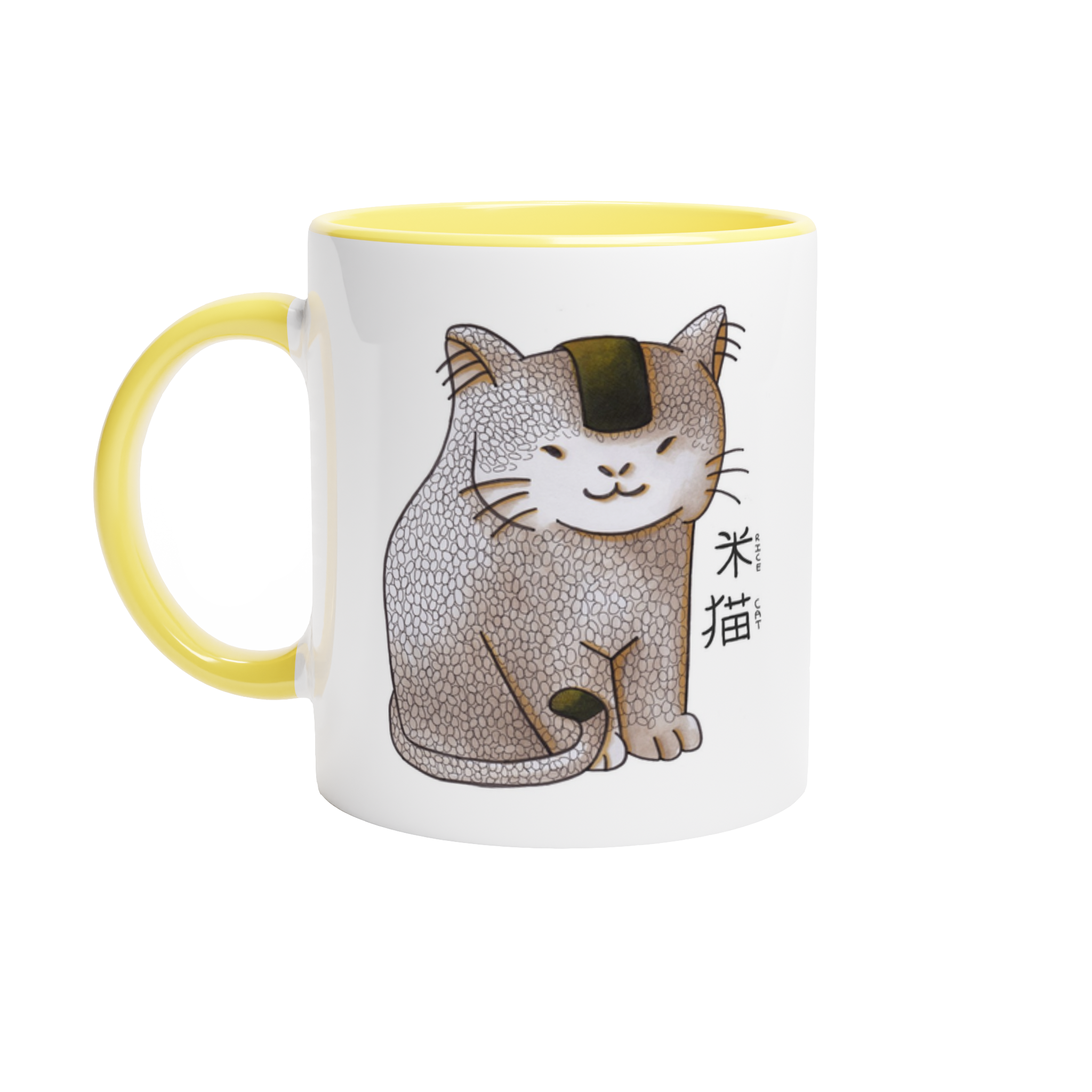 Rice Cat 11oz Ceramic Mug